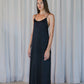 VAANI – Pure Silk Slip Dress | Midnight Black