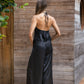 PRABHA – Pure Silk Romper | Midnight Black