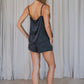 CHANDA – Pure Silk Shorts | Midnight Black