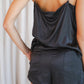 CHANDA – Pure Silk Shorts | Midnight Black