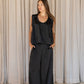 PRITHVI – Silk Top | Midnight Black