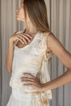 PRITHVI - Tea-Dyed Silk Top – Sacred Simplicity