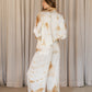 AMBA – Pure Silk Pajama Set | Tea-Dyed