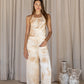 PRABHA – Tea-Dye Silk Romper | Tea-Dyed