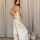 PRABHA – Tea-Dye Silk Romper | Tea-Dyed