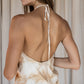 PRABHA – Tea-Dye Silk Romper | Tea-Dyed