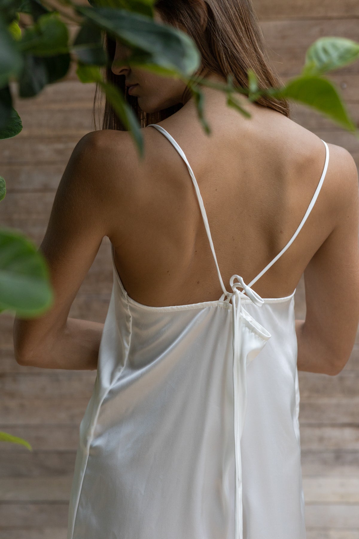 VAANI – Pure Silk Slip Dress | Ivory White
