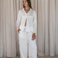 AMBA – Pure Silk Pajama Set | Ivory White