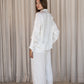 AMBA – Pure Silk Pajama Set | Ivory White